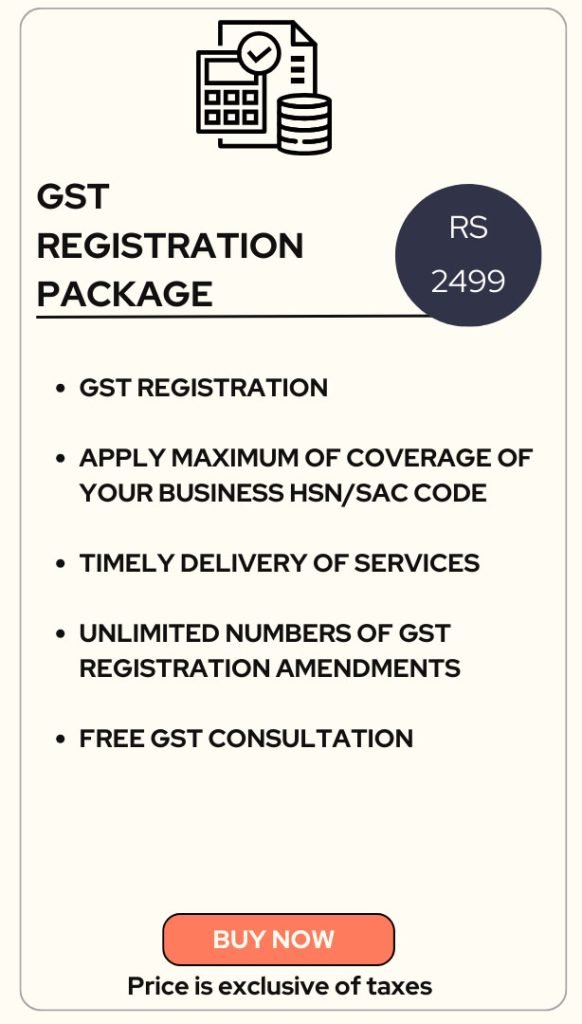 GST registration Package